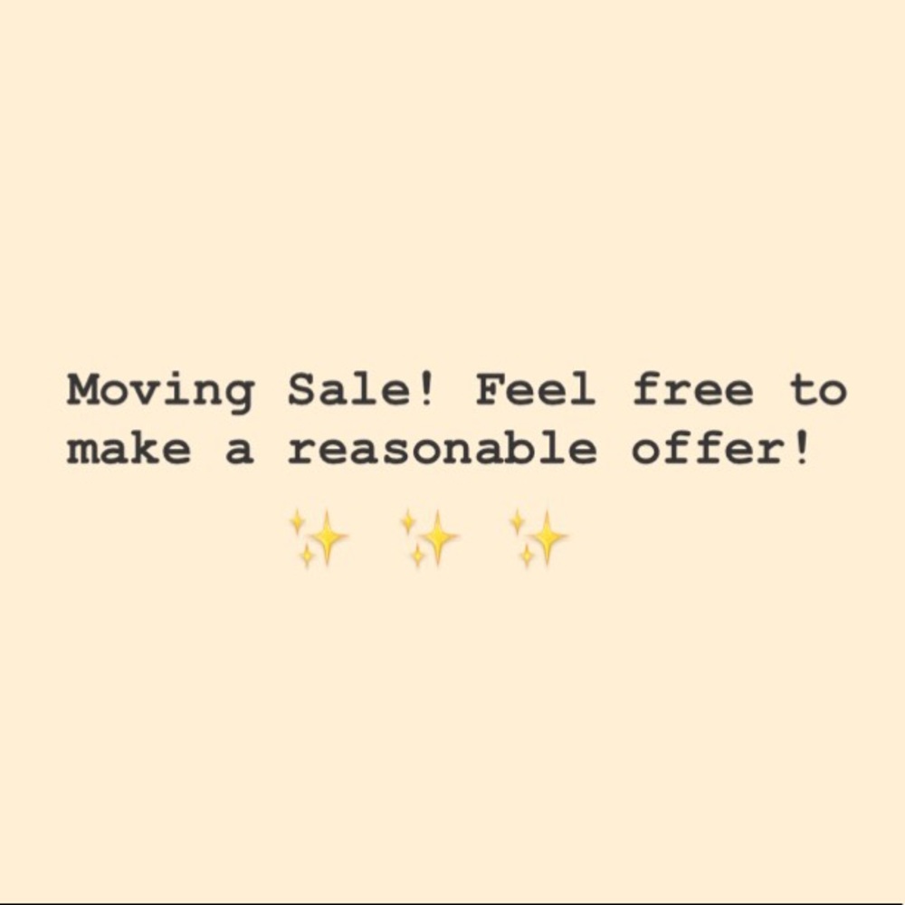moving and clearing out closet. make an offer!